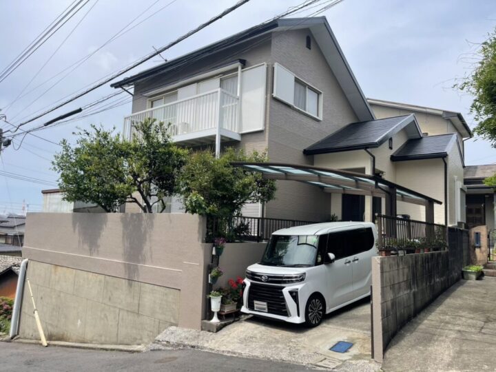 北九州市若松区 K様邸　屋根・外壁塗装工事、付帯工事【やわらかな印象はそのままに、落ち着きと統一感をプラス】