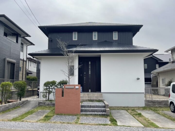 北九州市若松区 O様邸　屋根・外壁塗装工事、付帯工事【軽やかさを残しながら、品のある外観へ。】