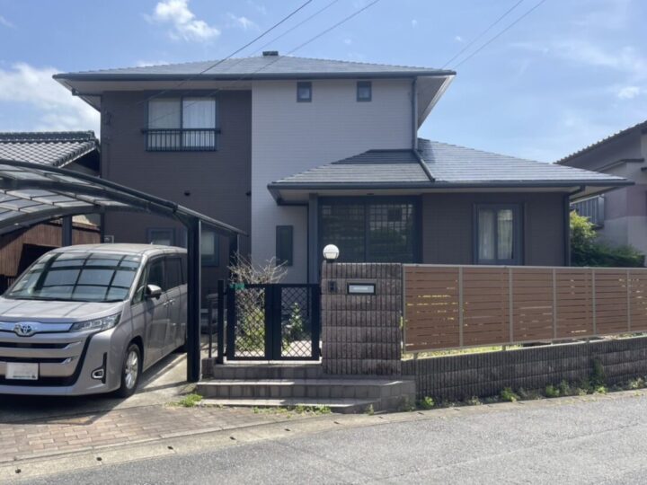 北九州市若松区 H様邸　屋根・外壁塗装工事、付帯工事【やさしさを残して、少しだけ大人な表情に。】