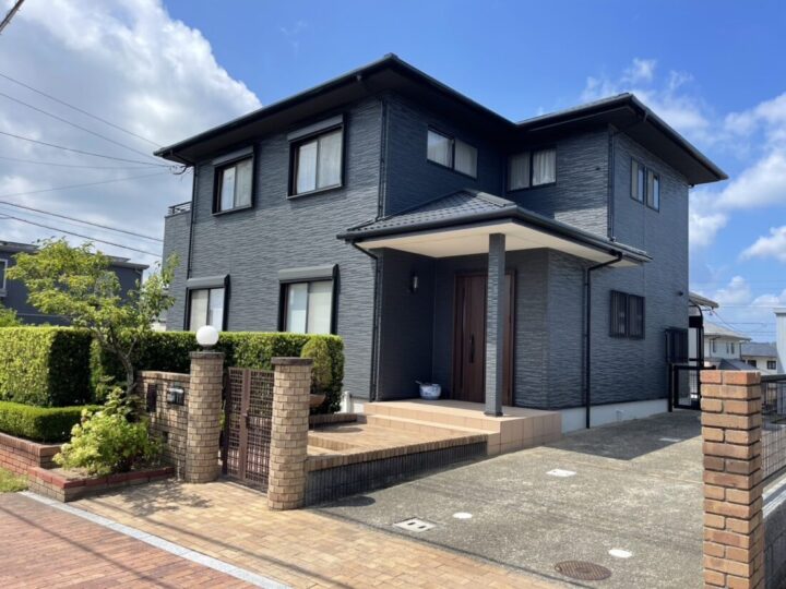 匿名希望様邸　屋根・外壁塗装工事、付帯工事【本来の素材感に、深みと艶をプラス】