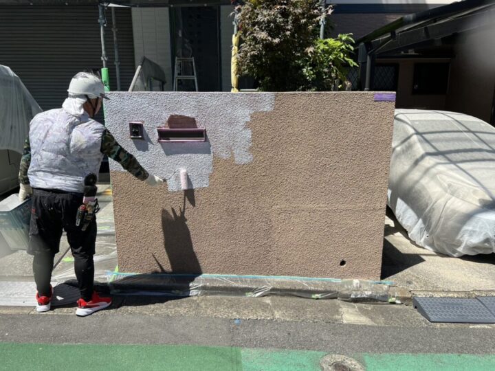 ③下塗り➡